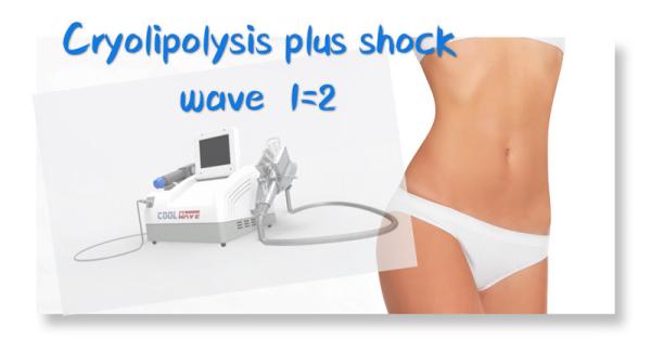Portable Cryolipolysis Cool Slimming Machie Shockwave Therapy For Cellulite Reduction
