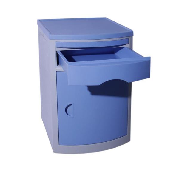 MN-BL001 Hospital Medical Storage Nightstand ABS Plastic Bedside Locker Cabinet Furniture for Hospitals