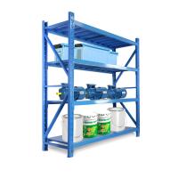 Tamanho padrão do armazenamento claro material o mais seguro do armazém do racking do dever do metal