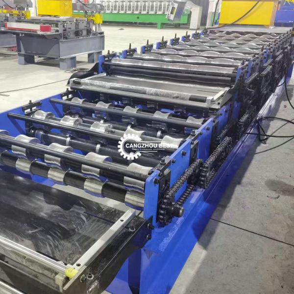 крен черепицы перепада 3ph формируя передачу машины двойную цепную