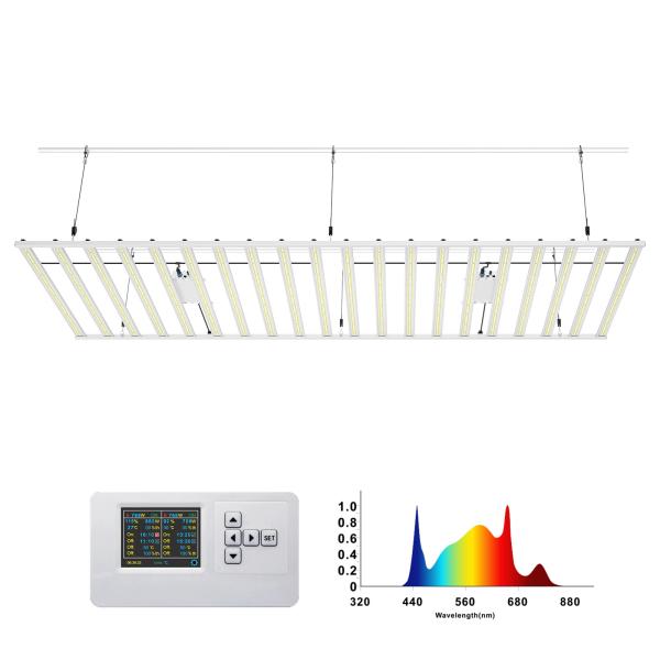 Powerful 1200W 1600W LED Grow Light For 4x8ft 4x10Ft Large Growth Area