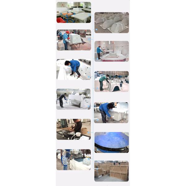 Джакузи 1700x1300x680MM ванны водоворота водопада в 5 ног