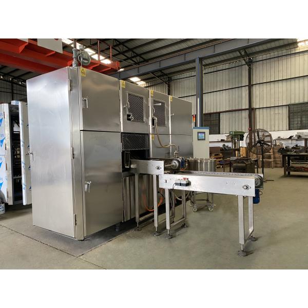 Stain Steel 12000pcs/H wafer Cone Making Machine PLC Controlled