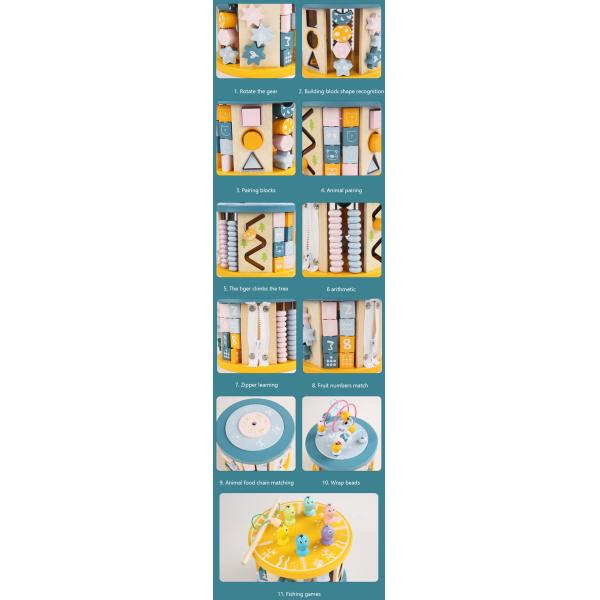 Children Early Education Puzzle Busy Board Logical Thinking Ability Rich