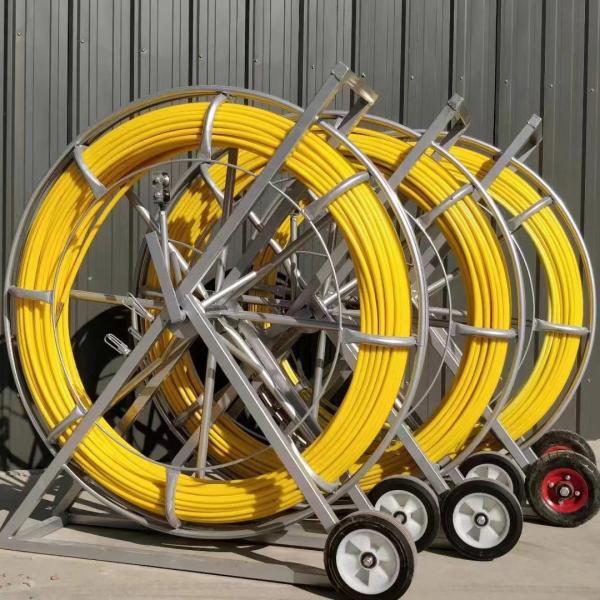 Пултрузия Pultruded дактирует толкатель Rodder для кабеля подземных/стеклоткани