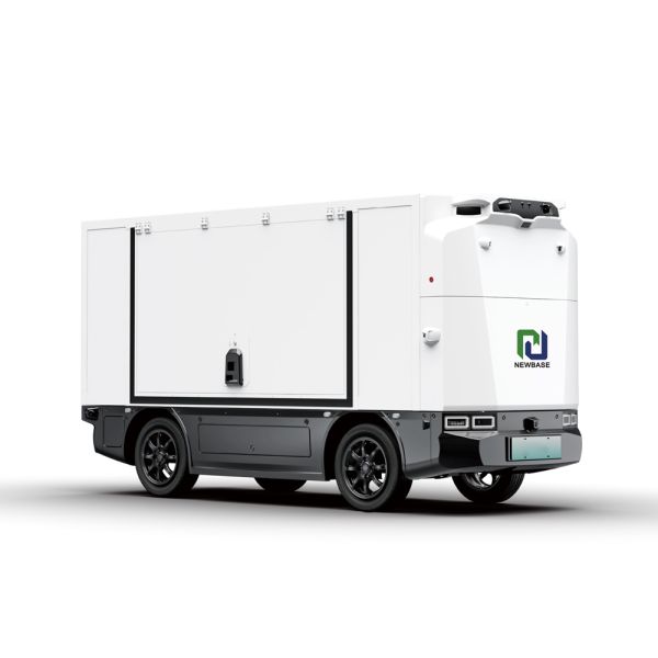 NEWBASE Z5 Series Unmanned Logistics Vehicle with 5.5m³ Cargo Volume 800kg Payload and 180km Maximum Range Autonomous Delivery Vehicle