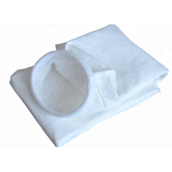 1.8mm Thickness Felt Dust Collector Bags 133 * 2000 Mm Size CE Certification
