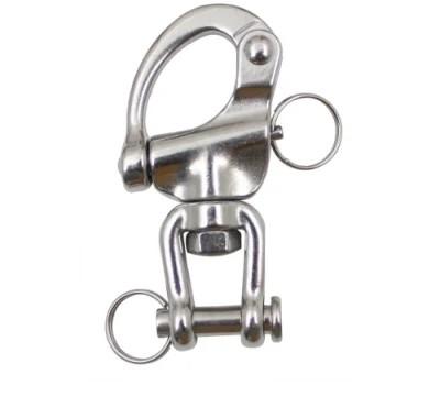 SS304 SS316 Stainless Steel Swivel Snap Shackle