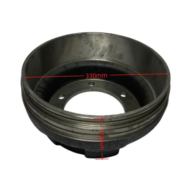 Steel Material Brake Drum with Long Working Life for Forklifts Wheel Brake System Compatible with CPC D 30-35