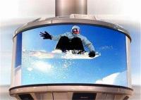 Módulo curvado información video de la pantalla LED P6 LED del alto brillo HD