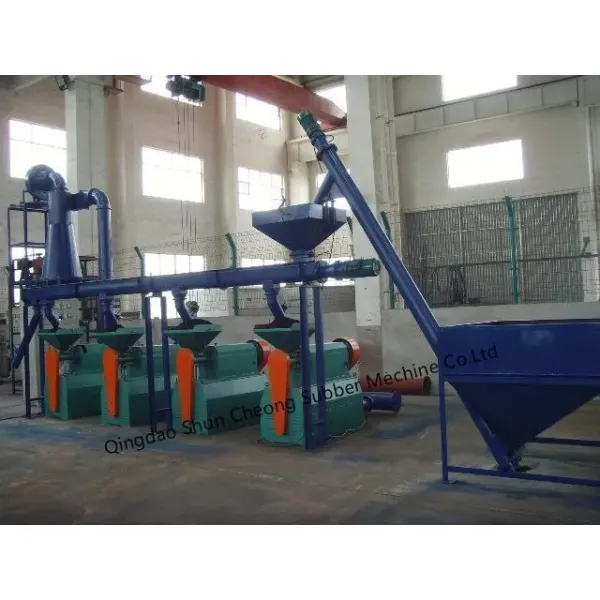 High Precision 40-100 Mesh Rubber Grinder Mill with 85-150 Kg/H Capacity and 30 Kw Motor Power