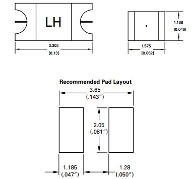 470 series - fusible superficial Subminiature temporario rápido del soporte 125V de la película fina