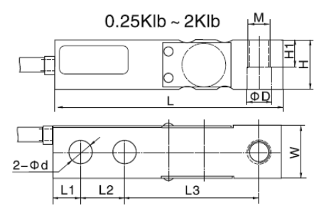 Industrial Junction Box Load Cell IP67 250kg - 5T Floor Platform Scale Load Cell