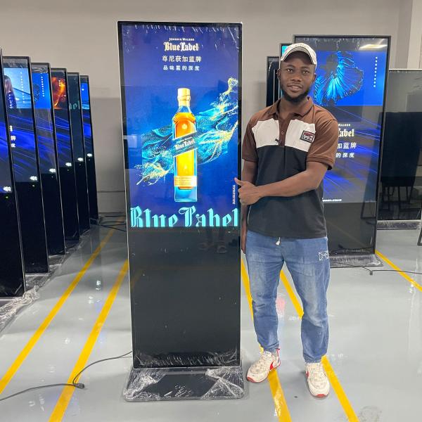 43 49 55 65 Inch Touch Screen Indoor Floor Standing Display