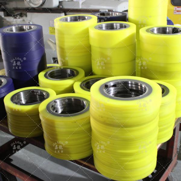 Bonded Rubber Rings For Slitting Line PU Rubber Steel Metal Boned Spacer