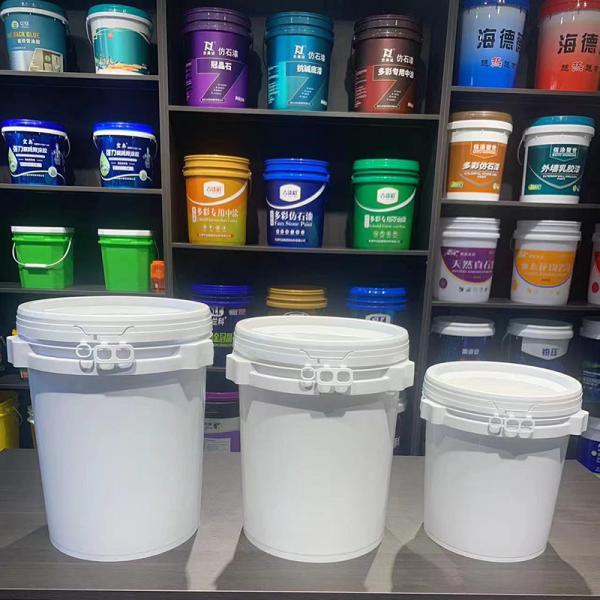 Heavy Duty 30l Plastic Bucket With Lid Lubricant Storage Drum With Removable Lid