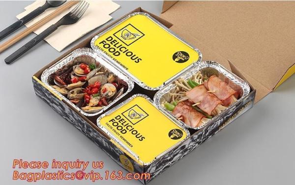 Alloy 8011, Disposable Environmental Protection Household, Compartments Aluminum Foil Container Tray