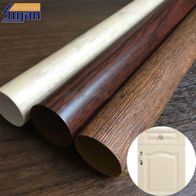 Indoor PVC Furniture Film Waterproof For Profile Wrapping , 1 Year Warranty