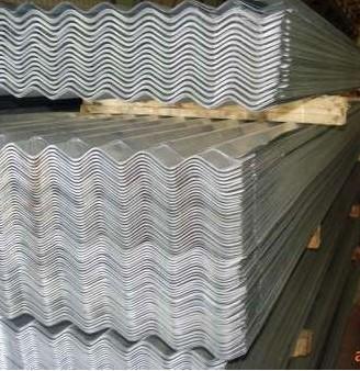 SGCH , SGCC, G550, JIS G3302 Steel Spangle Galvanized Corrugated Roofing Sheet / Sheets