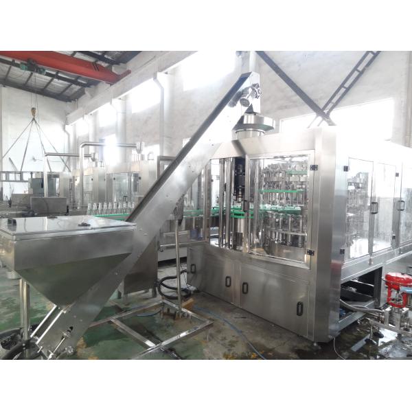 3 In 1 Monoblock 8kw Water Bottle Filling Machine For Glass Bottle Stainless Steel