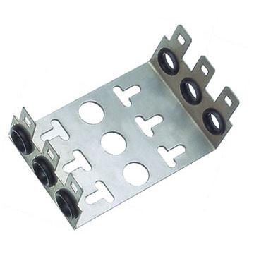100 Pair Krone Module Stainless Steel Back Mount Frame  With Rubber Ring YH6973121010