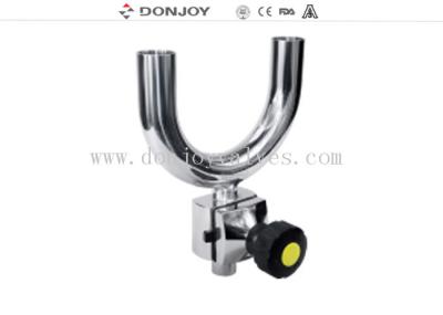 válvula de diafragma de regulamento do T do U-C da braçadeira do manual de 316L SS para o processamento do mechine