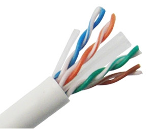 UL CMR Rated UTP CAT6 Network Cable 4 Pairs 23 AWG Solid Copper PVC Jacket