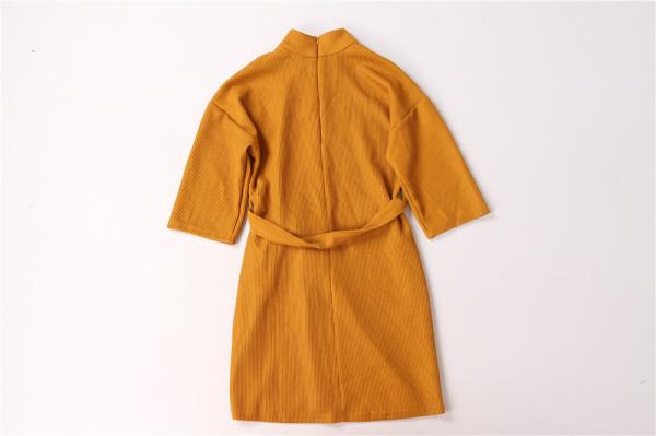 Womens Casual Long Sleeve Turtleneck Dress 98% Polyester 2% Elastane