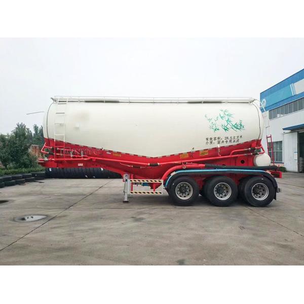3 Axles 50 Cbm V-Type Bulk Cement Tank Semi Trailer For Transport Bulk Powder For Sale