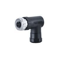 Terminação de parafuso M12 Conector circular 5 pinos Código A Fêmea Campo de 90 graus Conectável Pg7