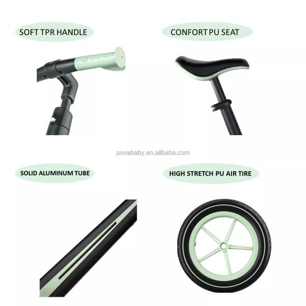 Light Volume Aluminum Alloy Plastic 12 Inch Balance Bike For Kids