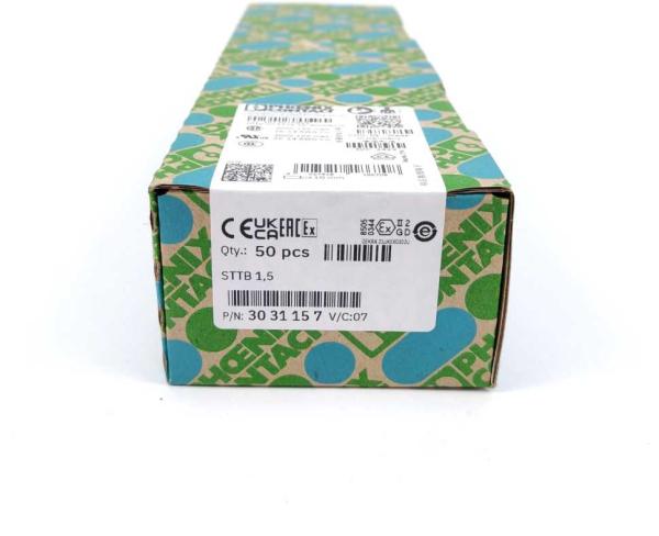 Phoenix Contact Double-level Spring-Cage Terminal Block STTB 1,5 500 V 17.5 A