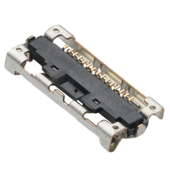 15 pin HRS LVDS EDP DF36A-15S-0,4V Micro Conector de montagem de cabo coaxial