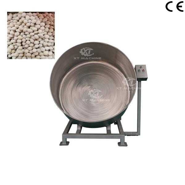 Almond Peanut Single Powder Coating Machine SUS304 Automatic Powder Coating Machine 0.55kw With Electricity Heating Method