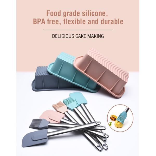 Silicone Baking Cake Pan Cookie Sheet Molds Tray Set BPA Free Heat Resistant Liners