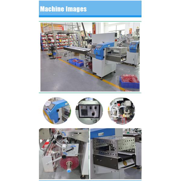 Servo Driven Pillow Packaging Machine 50-100 Bags/Min