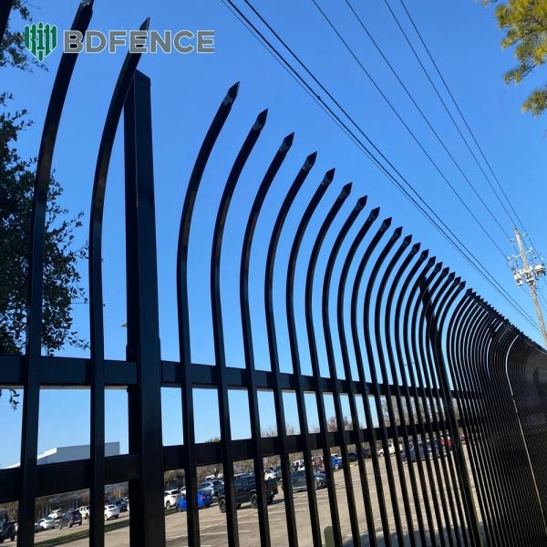 Tempered Steel Powder Coated Tubular Fencing Shatterproof