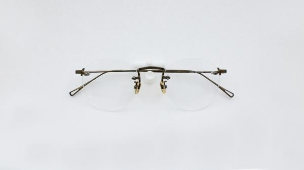 Rimless reading glasses metal b-titanium optical frame for women men super light