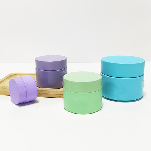 Glass Porcelain Empty Skincare Jars 15g-100g Shiny And Matte Surface
