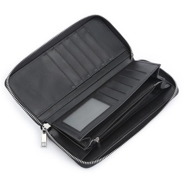 Big Capacity Custom Sublimation Long Wallet Blanks With Zipper For Men And Women
