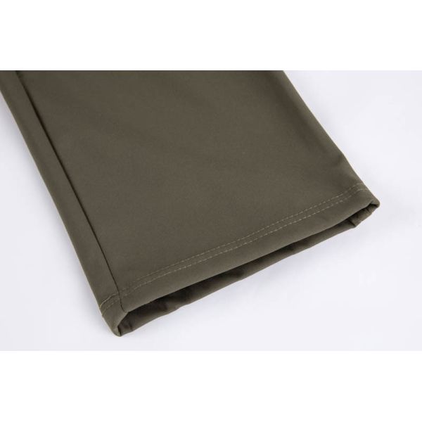 Men's Fleece Lined Outdoor Cargo Pants with Zip Pockets and Stretch Fabric for Comfort