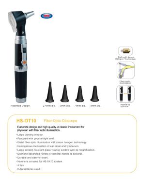 Otoscope video da fibra óptica do Otoscope de Digitas da iluminação longe do ponto de origem da fibra óptica