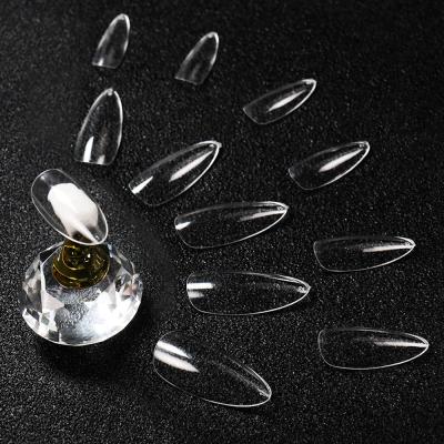 Faux ongles en plastique personnalisés 100 pièces Nail Art Salon Press on Nails Designs 500 pièces Ensemble d'ongles cercueil XL flexibles