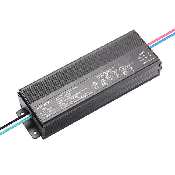 Aluminium Case UL CUL 12v 24v 36v 48v Constant Voltage LED Driver 30W 40W 60W 80W 96W 100W Class 2 Class P SELV Junction Box
