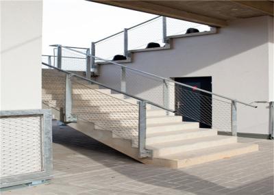 Balustrade Inox Wire Mesh Fencing Handrail Infill Webnet Stainless Steel Mesh 40x40mm