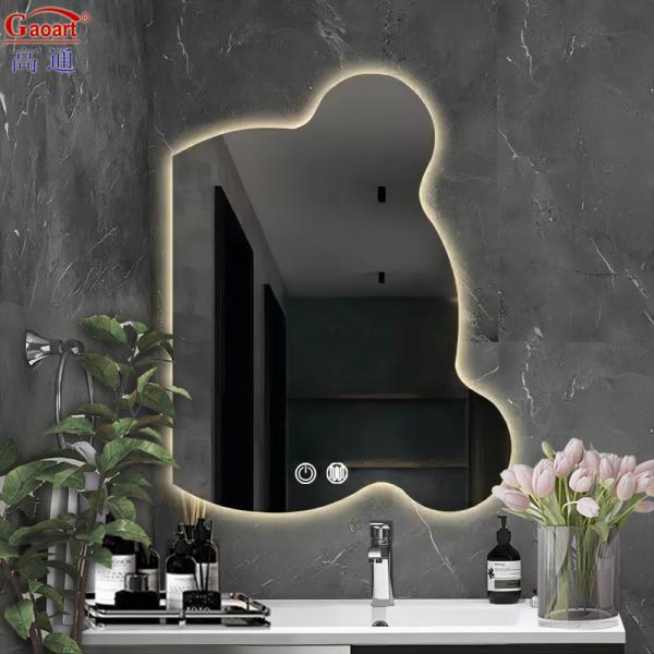 Customized Size Genuine Backlit Wall Makeup Large Light Led Mirror for Bathroom Decor