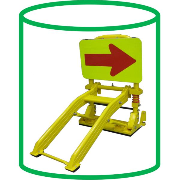 Narrow Low Speed Road Portable Vehicle Barricades Aluminum Alloy