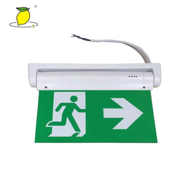 Os produtos NOVOS conduziram sinais da saída a emergência da iluminação que de emergência conduziu o sinal recarregável claro da saída
