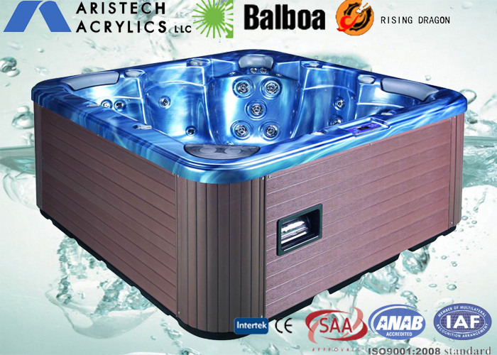 Acrylic duoLove seat massage outdoor hydro hot tub, M-371D 2100 * 2100 * 920mm