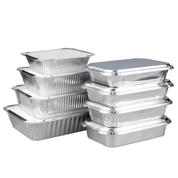 Container de panela de alumínio de prata com OEM disponível para desempenho